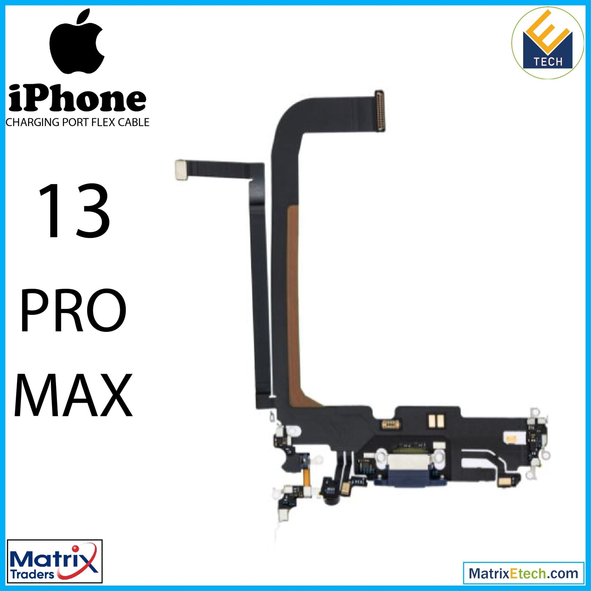 iPhone 13 Pro Max Charging Port Flex Cable (Premium) - Matrix Traders