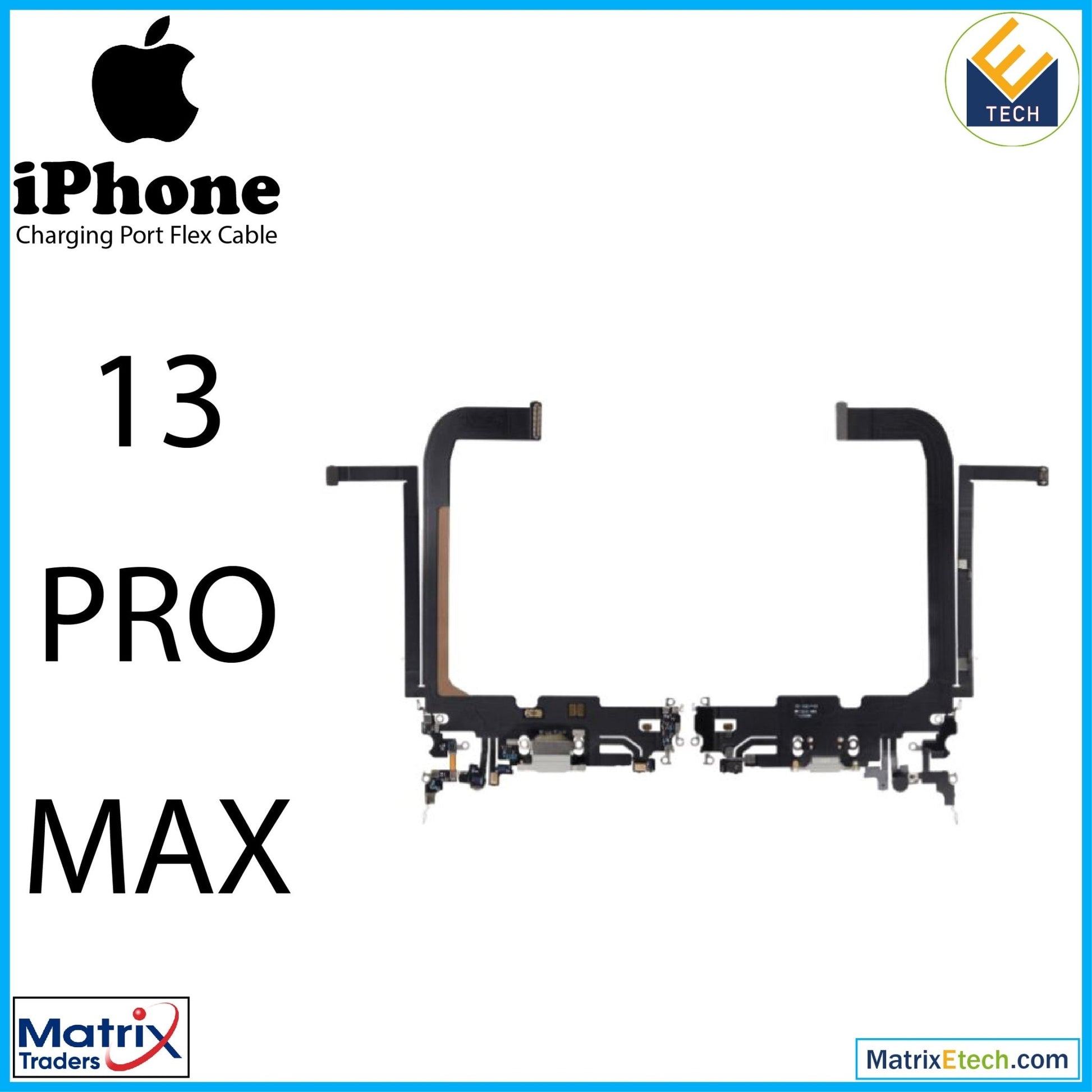 iPhone 13 Pro Max Charging Port Flex Cable (Pull) - Matrix Traders