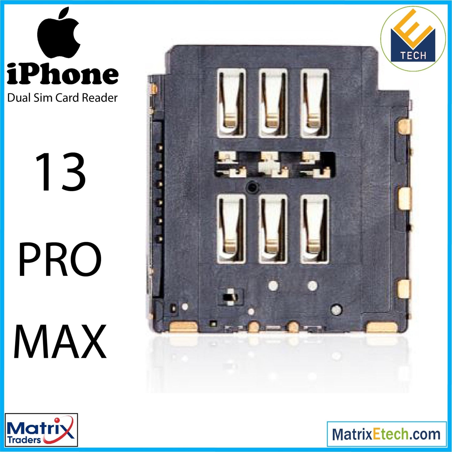 iPhone 13 Pro Max Dual Sim Card Reader (Normal) - Matrix Traders