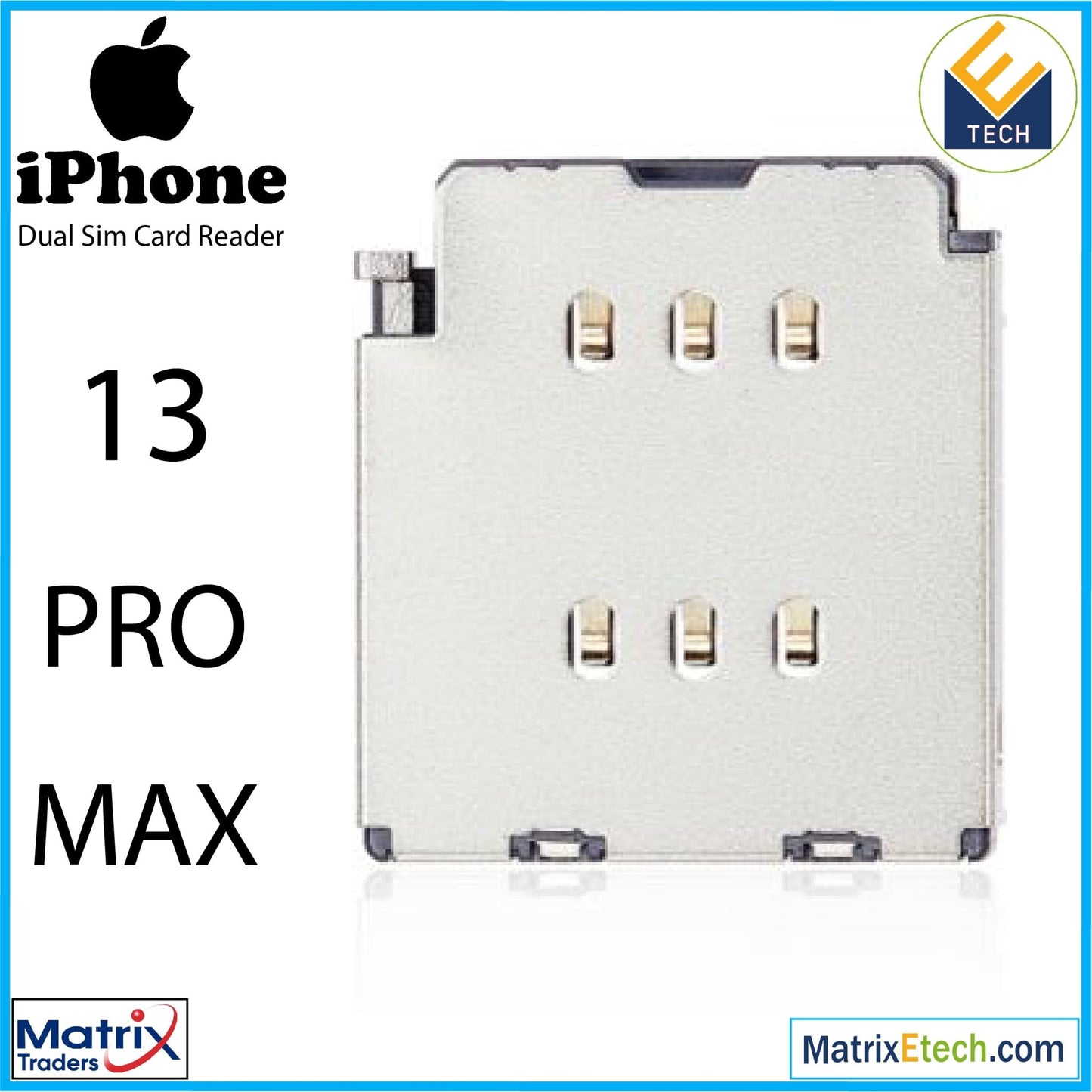 iPhone 13 Pro Max Dual Sim Card Reader (Normal) - Matrix Traders