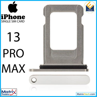 iPhone 13 Pro Max Single Sim Card Tray (Normal) - Matrix Traders