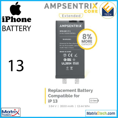 IPhone 13 Replacement Battery (Core Extended) - Matrix Traders