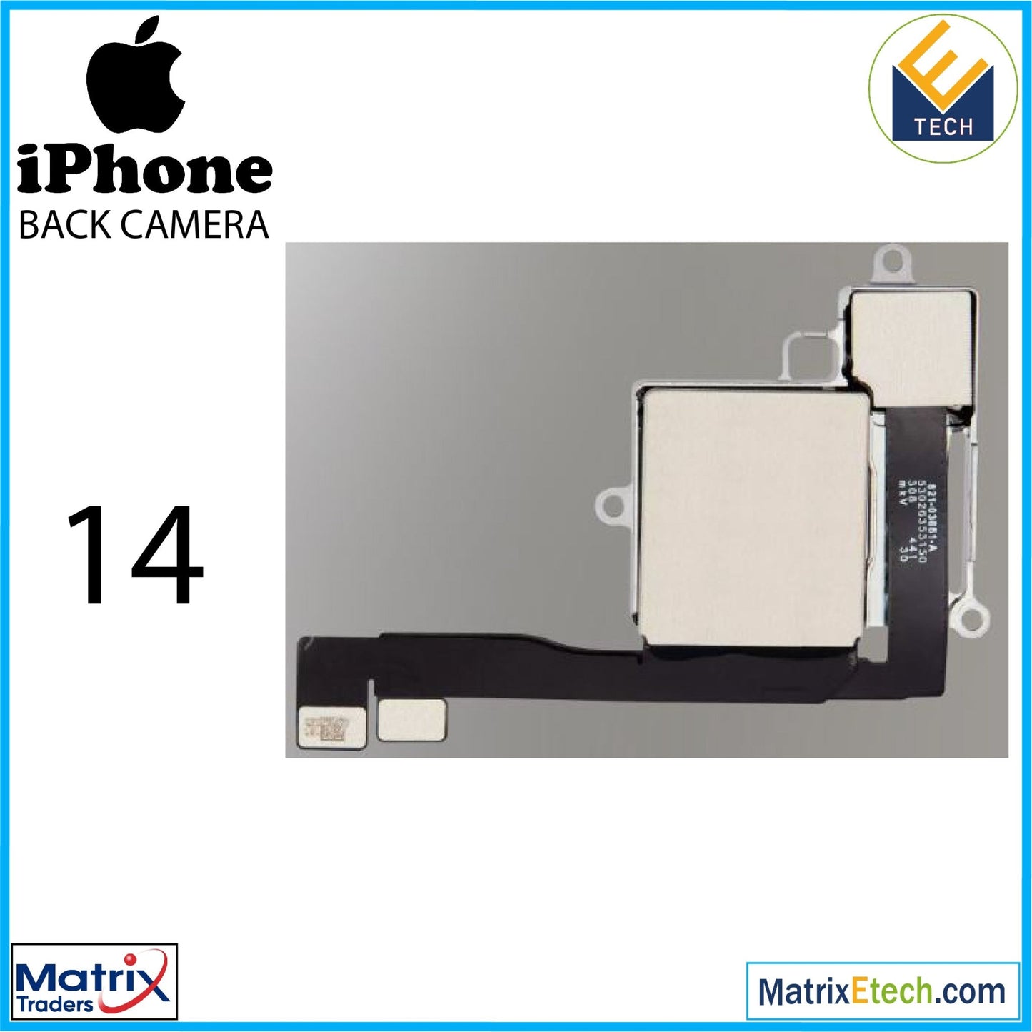 iPhone 14 Back Camera (Aftermarket Plus) - Matrix Traders