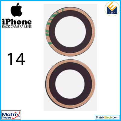 iPhone 14 Back Camera Lens With Adhesive (10 Pack) - Matrix Traders