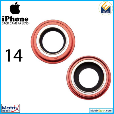 iPhone 14 Back Camera Lens With Bracket & Bezel (2 Piece Set) - Matrix Traders