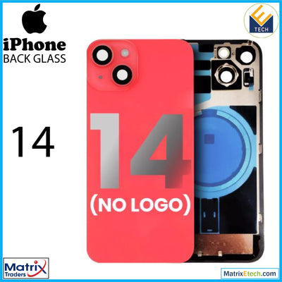 iPhone 14 Back Glass With Steel Plate (Normal) - Matrix Traders