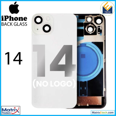 iPhone 14 Back Glass With Steel Plate (Normal) - Matrix Traders