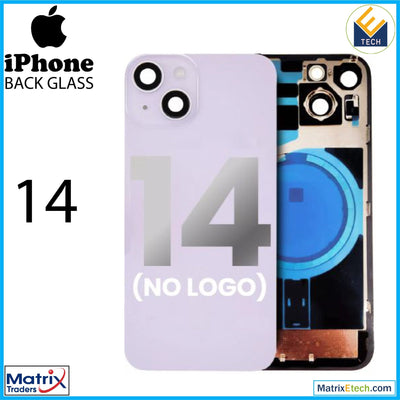 iPhone 14 Back Glass With Steel Plate (Normal) - Matrix Traders