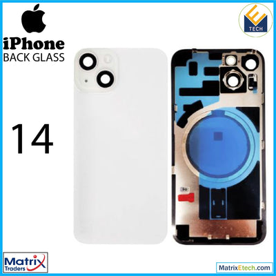 iPhone 14 Back Glass With Steel Plate (Normal) - Matrix Traders