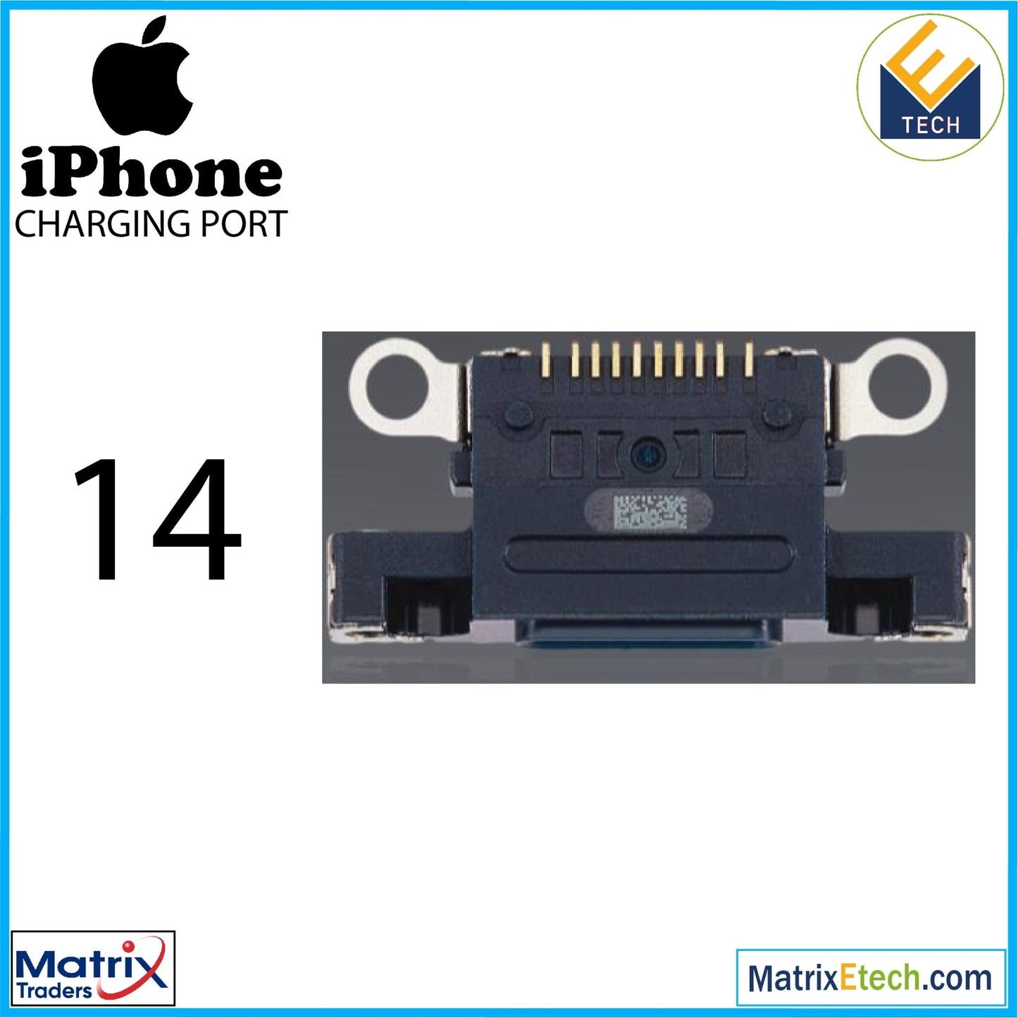 iPhone 14 Charging Port Only (10 Pack) - Matrix Traders