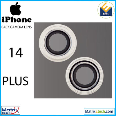 iPhone 14 Plus Back Camera Lens With Bracket & Bezel (2 Piece Set) - Matrix Traders