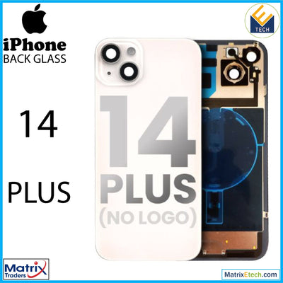 iPhone 14 Plus Back Glass With Steel Plate (Normal) - Matrix Traders