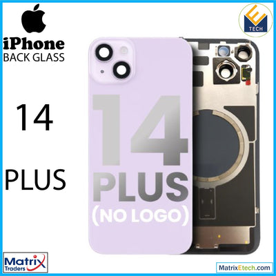 iPhone 14 Plus Back Glass With Steel Plate (Normal) - Matrix Traders