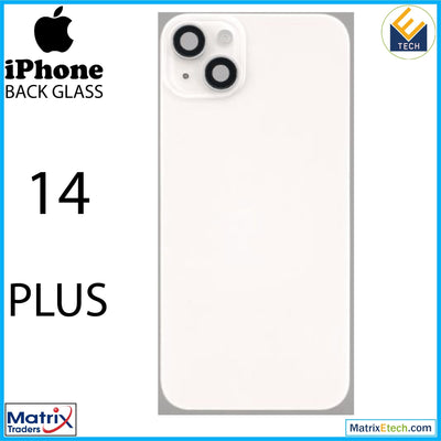 iPhone 14 Plus Back Glass With Steel Plate (Normal) - Matrix Traders