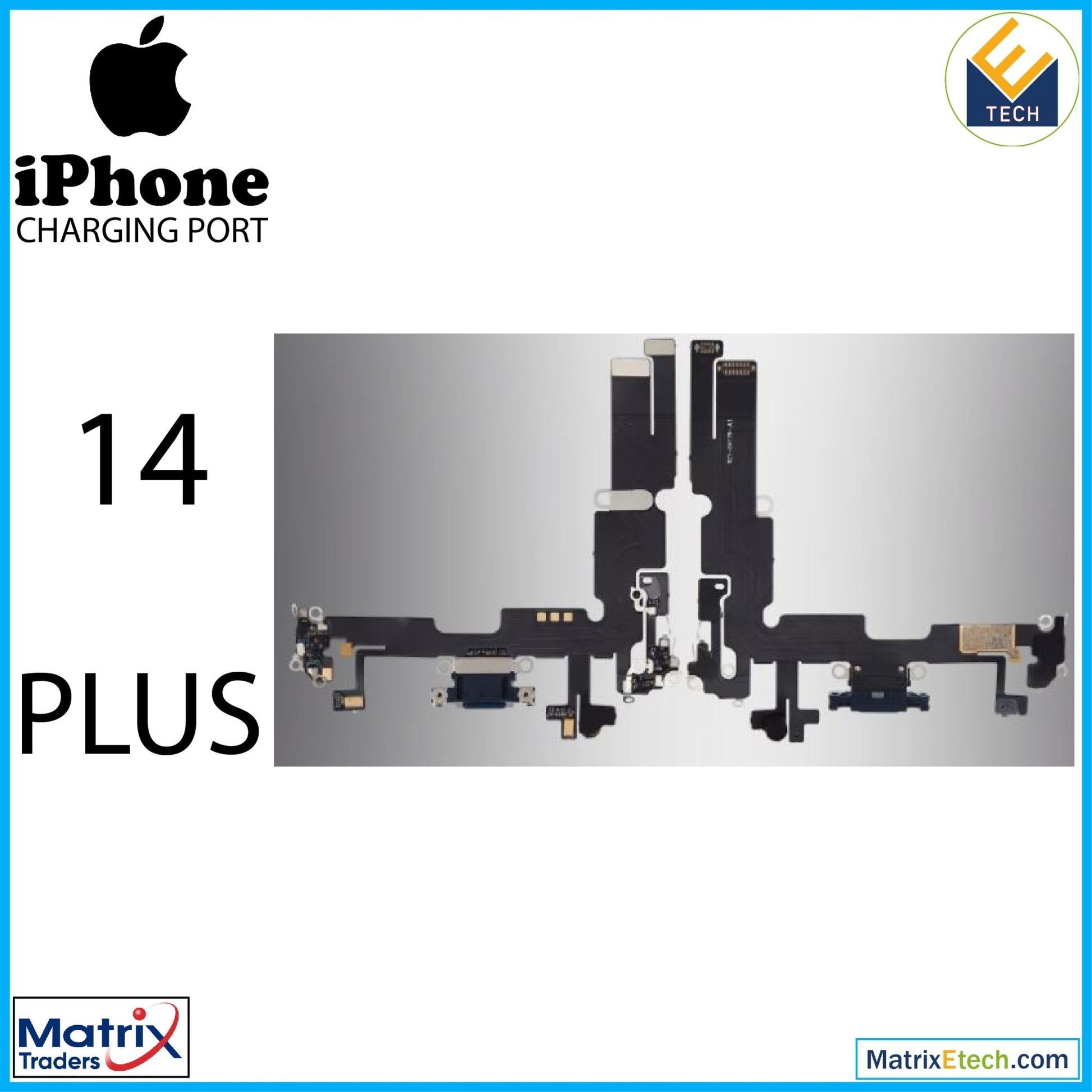 iPhone 14 Plus Charging Port Flex Cable (Aftermarket Plus) - Matrix Traders