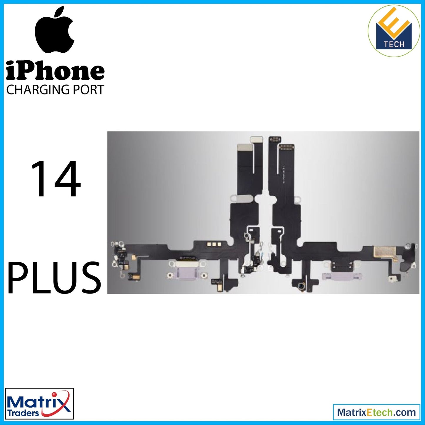 iPhone 14 Plus Charging Port Flex Cable (Aftermarket Plus) - Matrix Traders