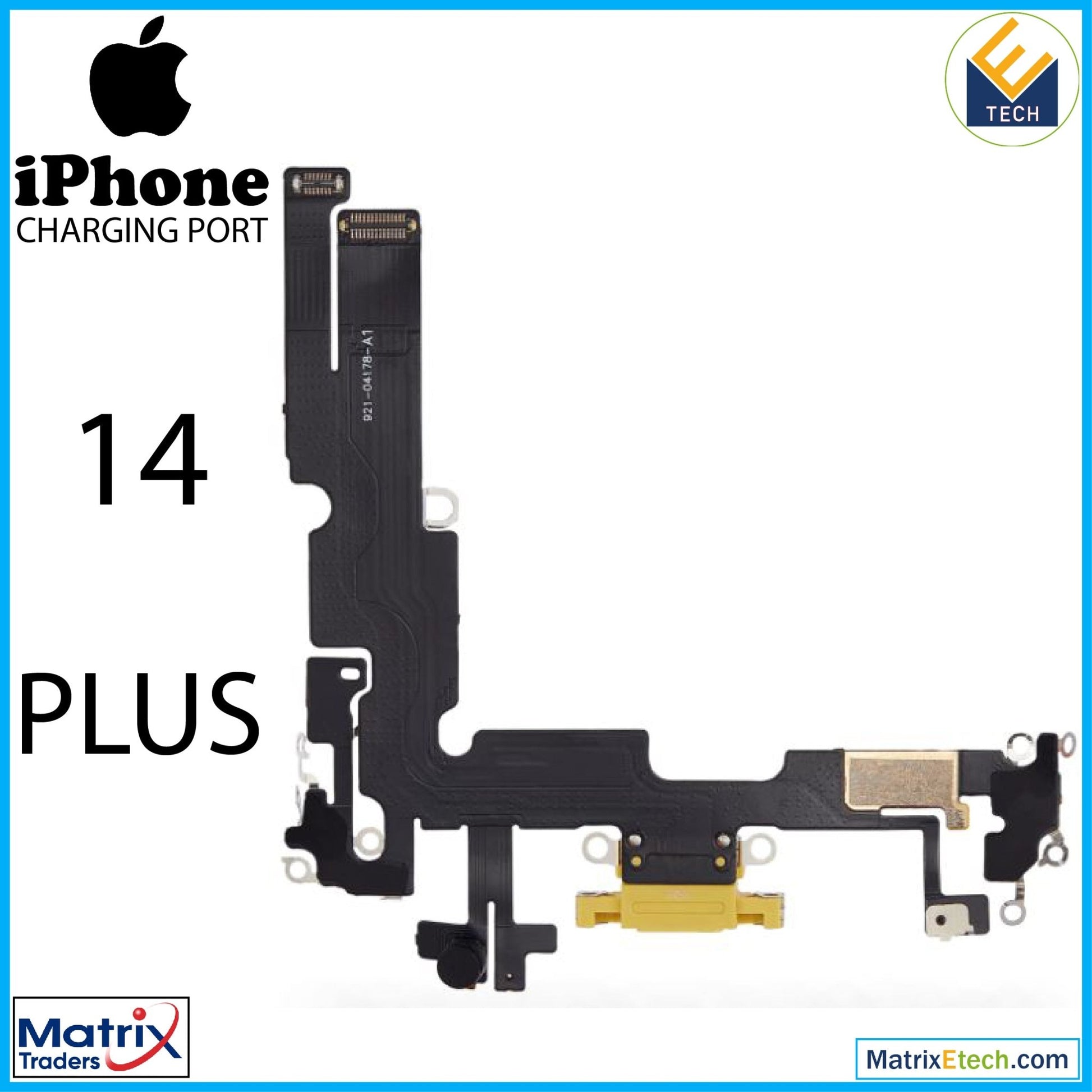 iPhone 14 Plus Charging Port Flex Cable (Aftermarket Plus) - Matrix Traders