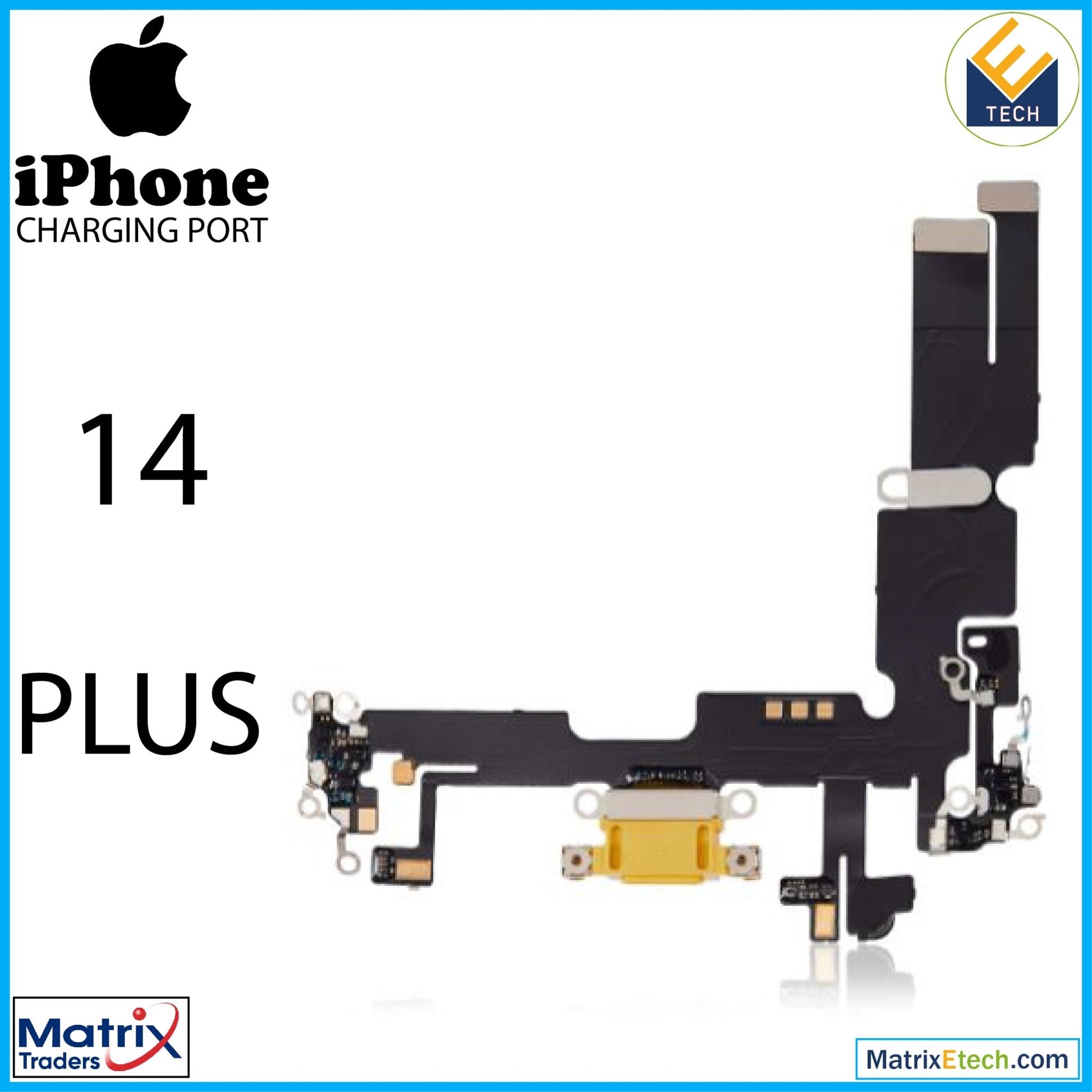 iPhone 14 Plus Charging Port Flex Cable (Aftermarket Plus) - Matrix Traders