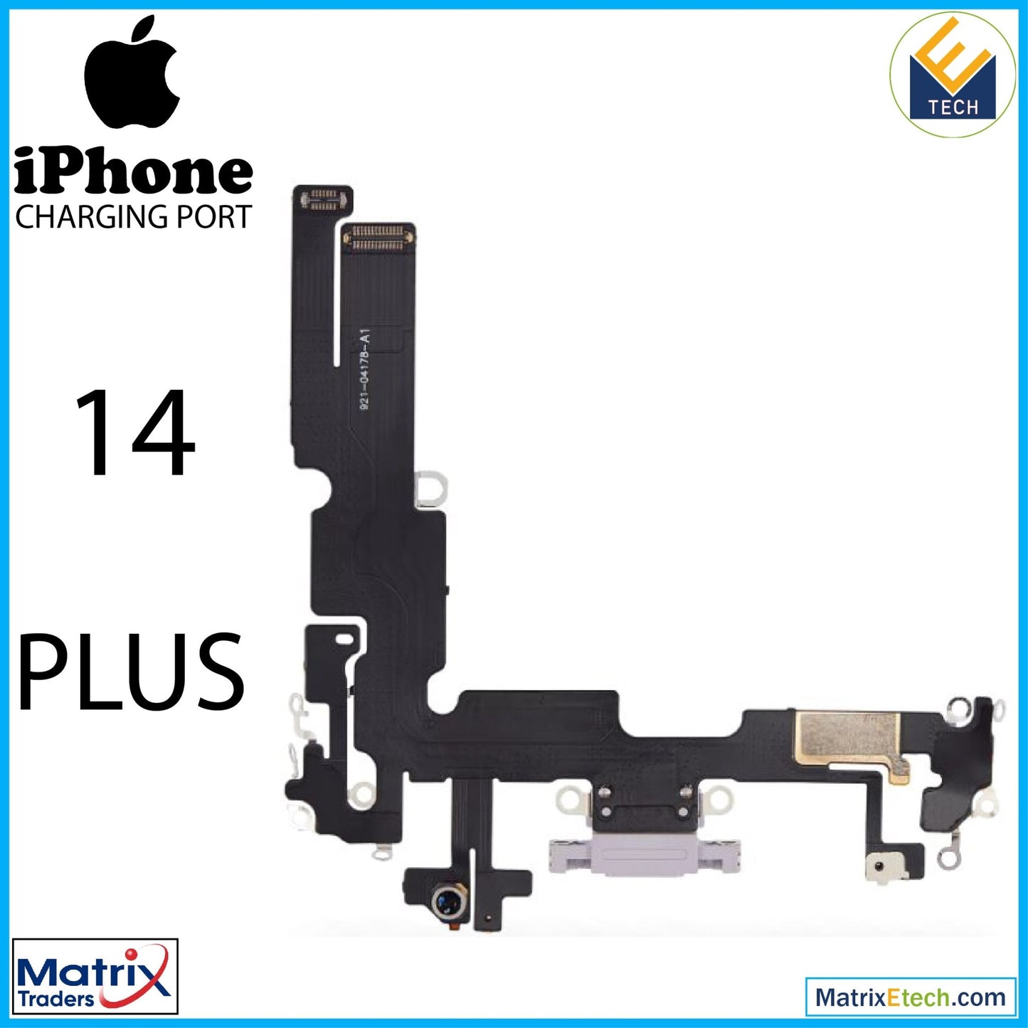 iPhone 14 Plus Charging Port Flex Cable (Aftermarket Plus) - Matrix Traders