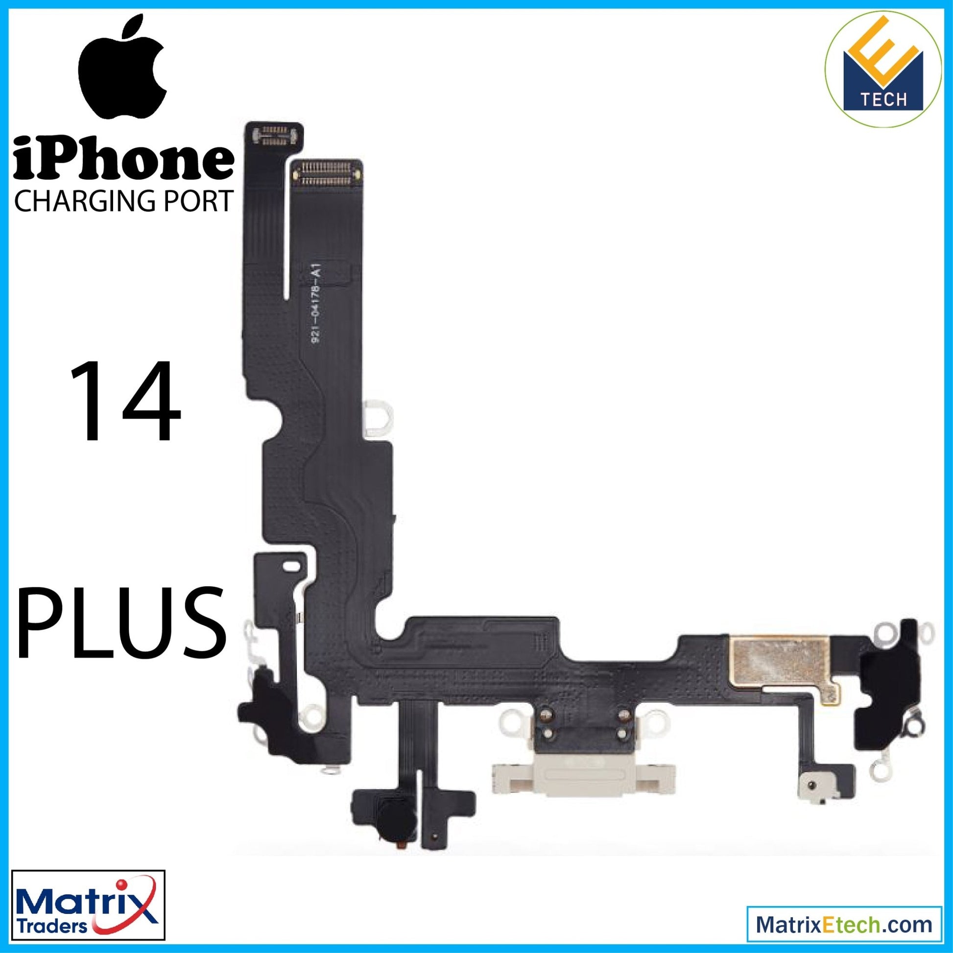 iPhone 14 Plus Charging Port Flex Cable (Aftermarket Plus) - Matrix Traders