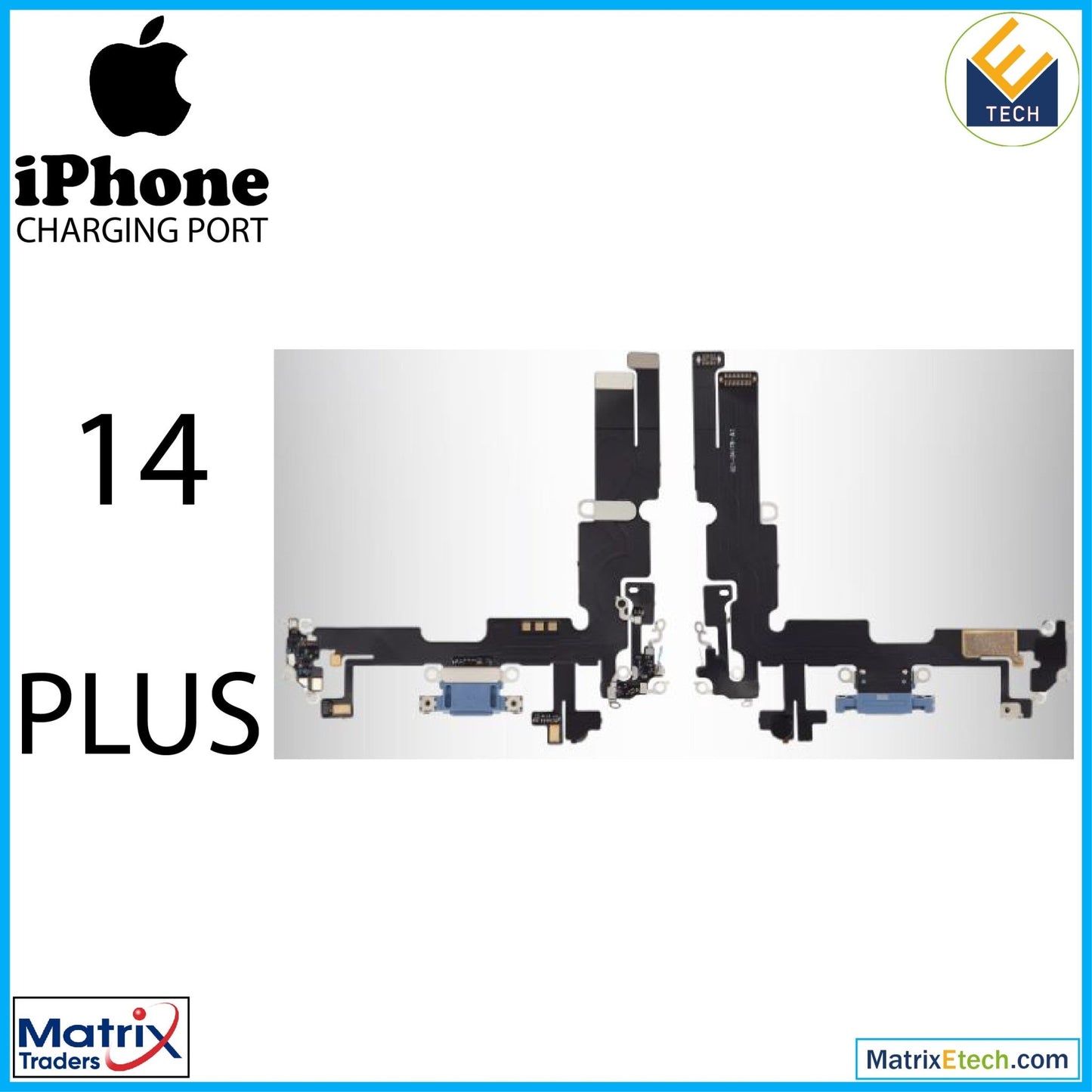 iPhone 14 Plus Charging Port Flex Cable (Aftermarket Plus) - Matrix Traders