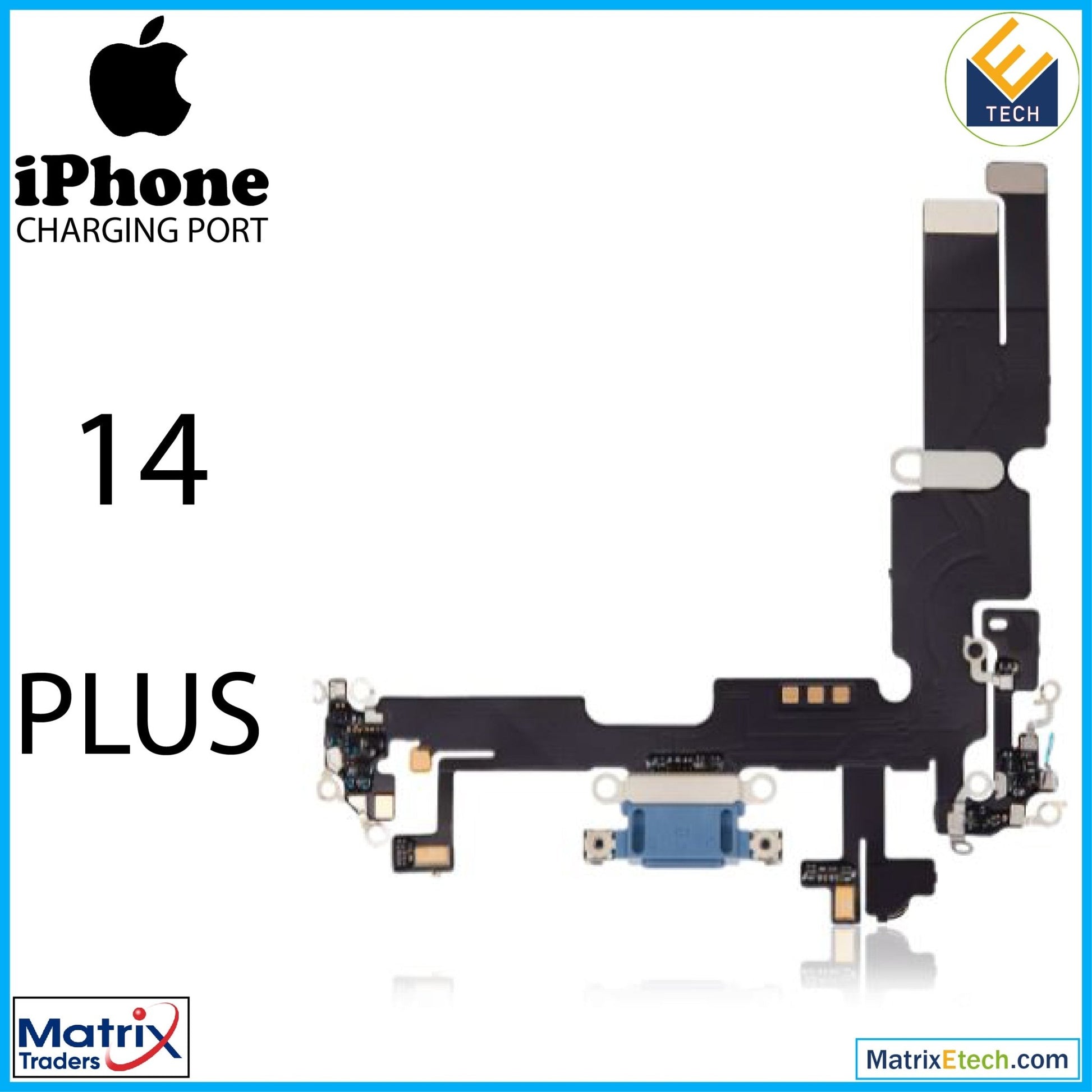 iPhone 14 Plus Charging Port Flex Cable (Aftermarket Plus) - Matrix Traders