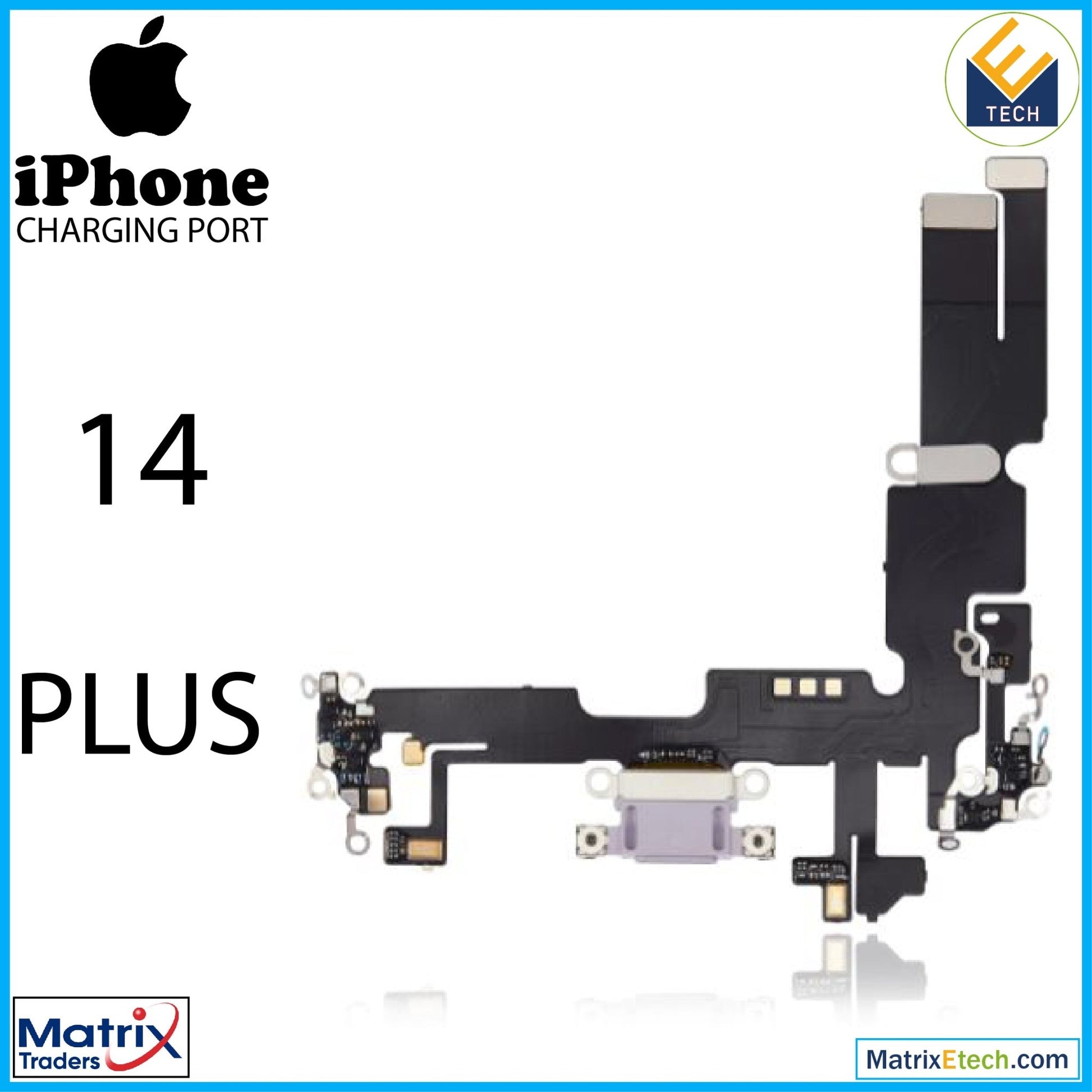 iPhone 14 Plus Charging Port Flex Cable (Aftermarket Plus) - Matrix Traders