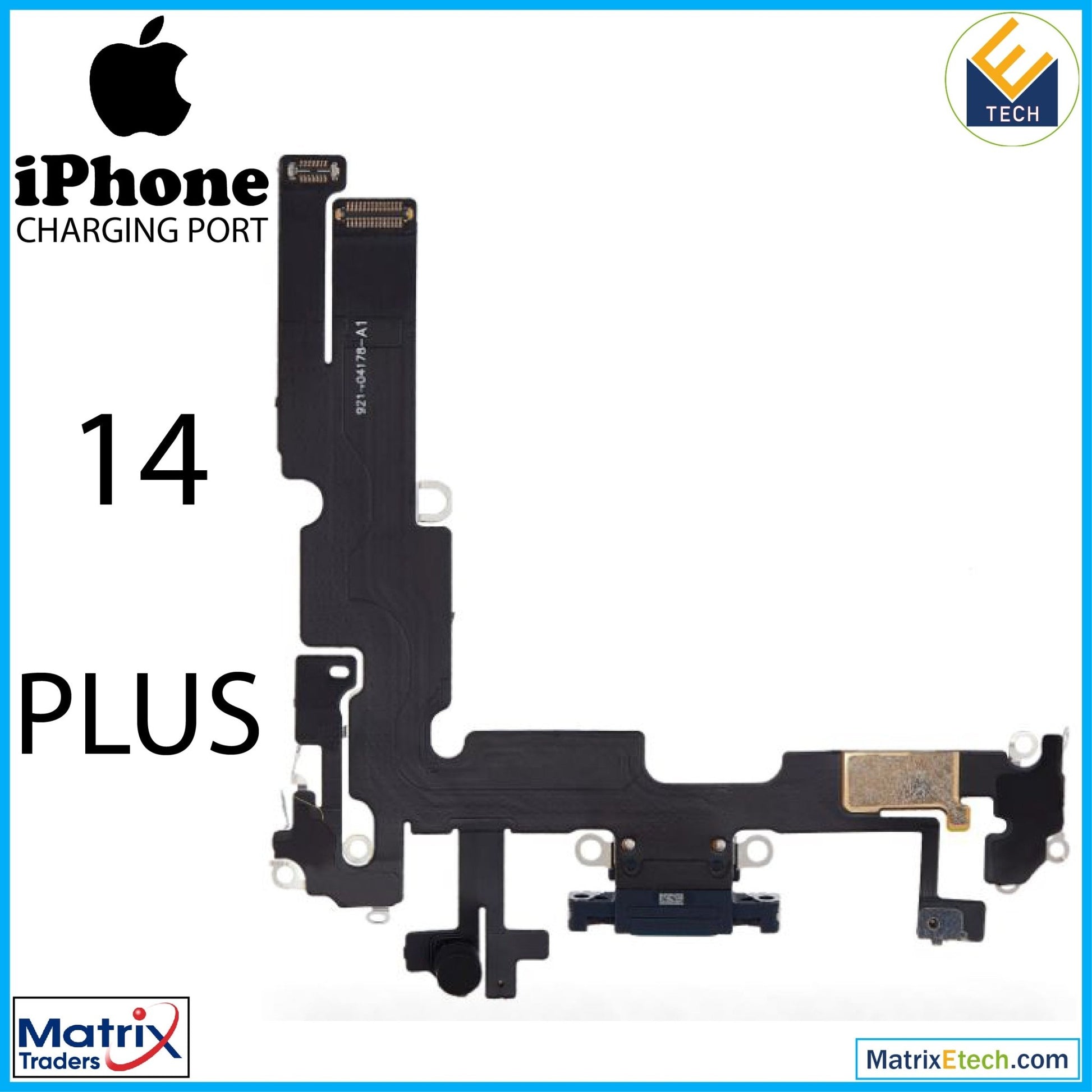 iPhone 14 Plus Charging Port Flex Cable (Aftermarket Plus) - Matrix Traders