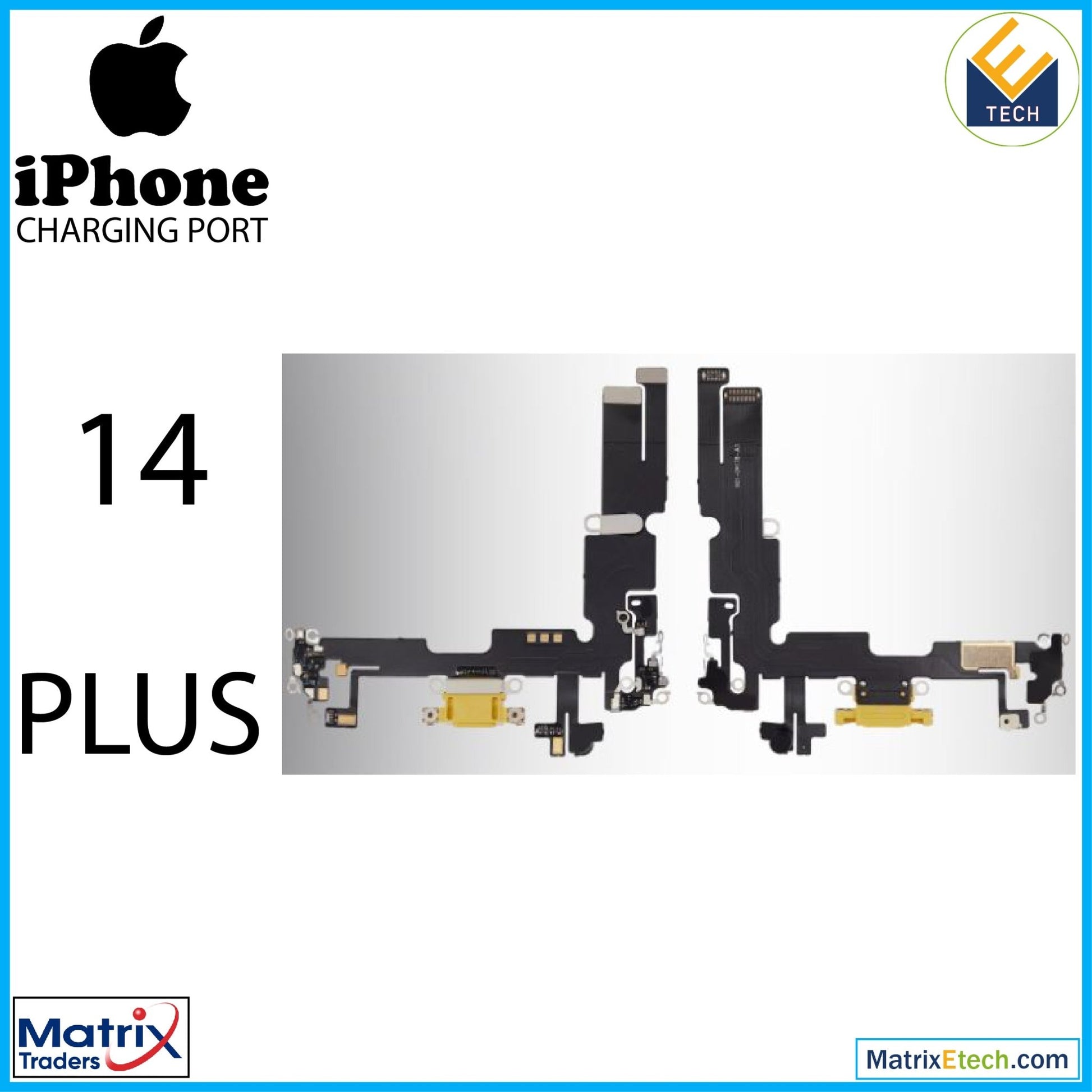 iPhone 14 Plus Charging Port Flex Cable (Aftermarket Plus) - Matrix Traders