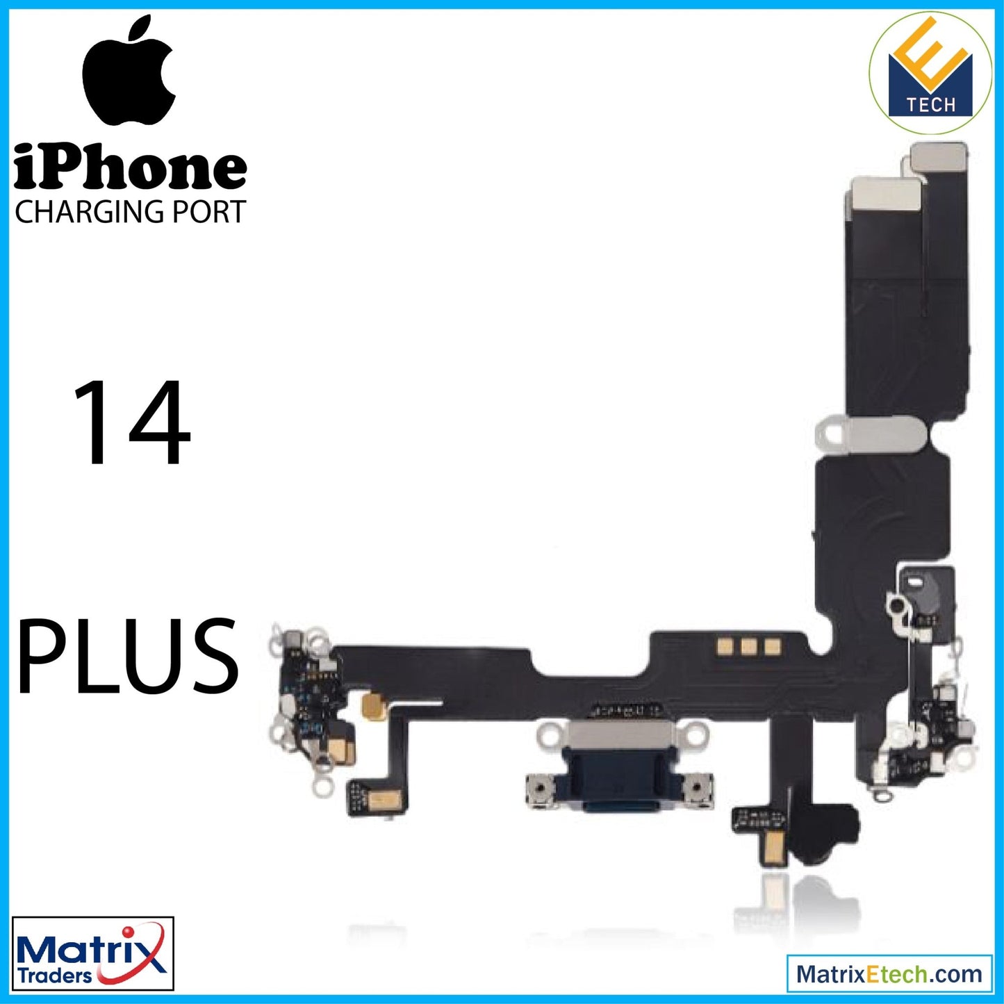 iPhone 14 Plus Charging Port Flex Cable (Aftermarket Plus) - Matrix Traders