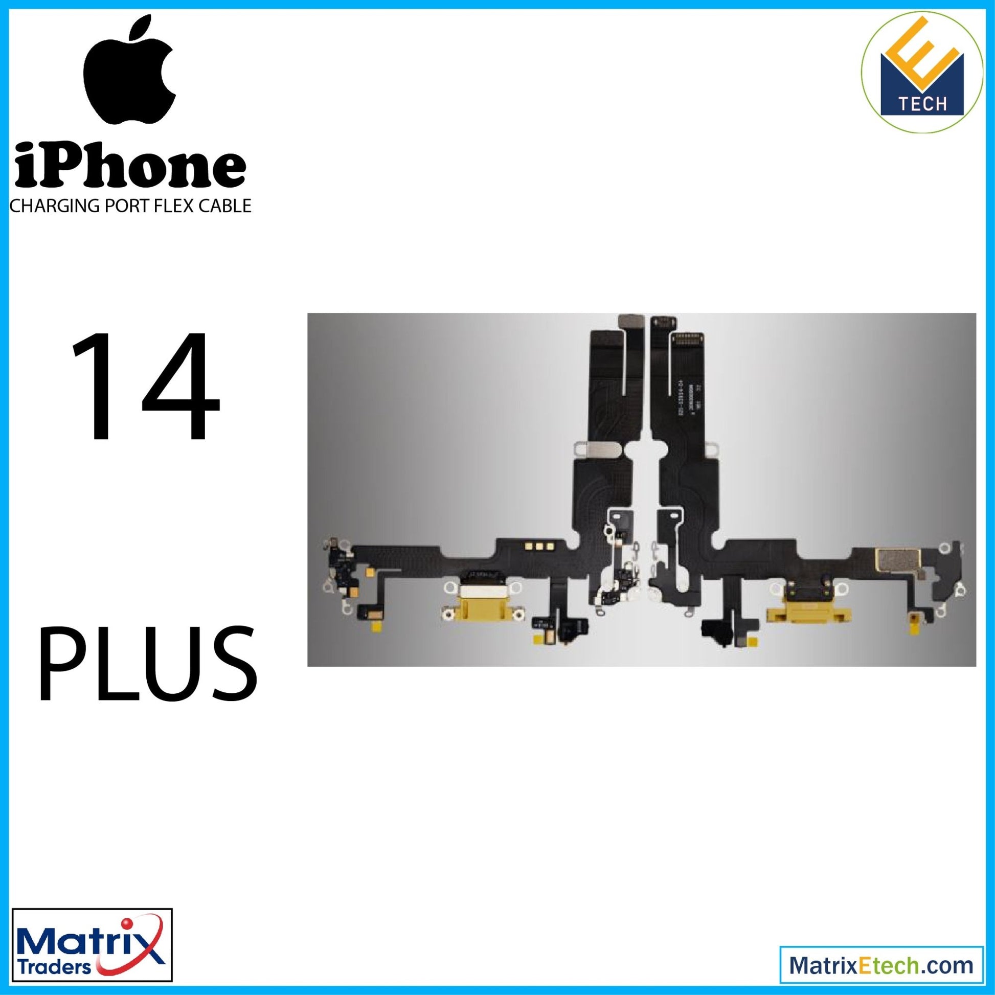 iPhone 14 Plus Charging Port Flex Cable (Premium) - Matrix Traders