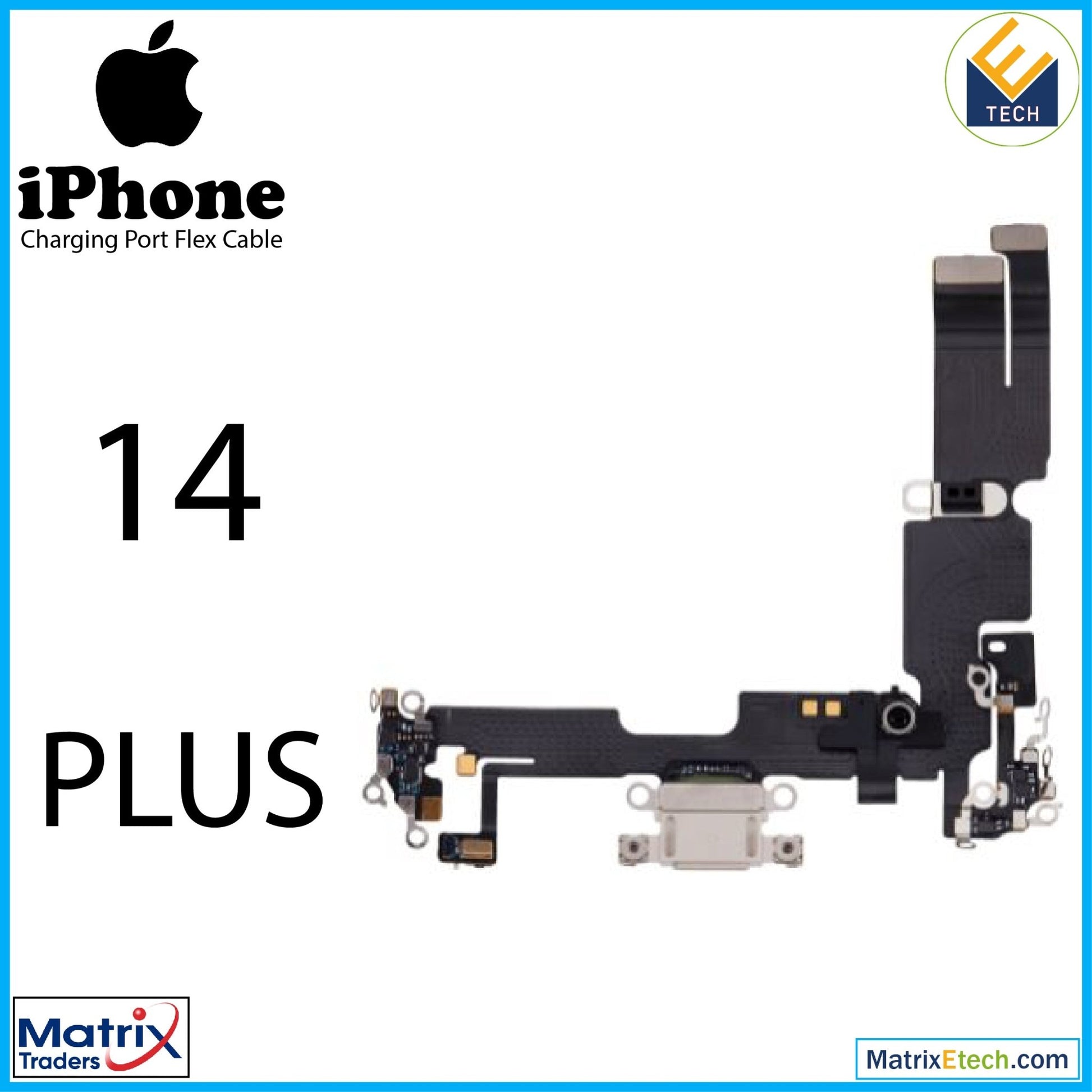 iPhone 14 Plus Charging Port Flex Cable (Pull) - Matrix Traders