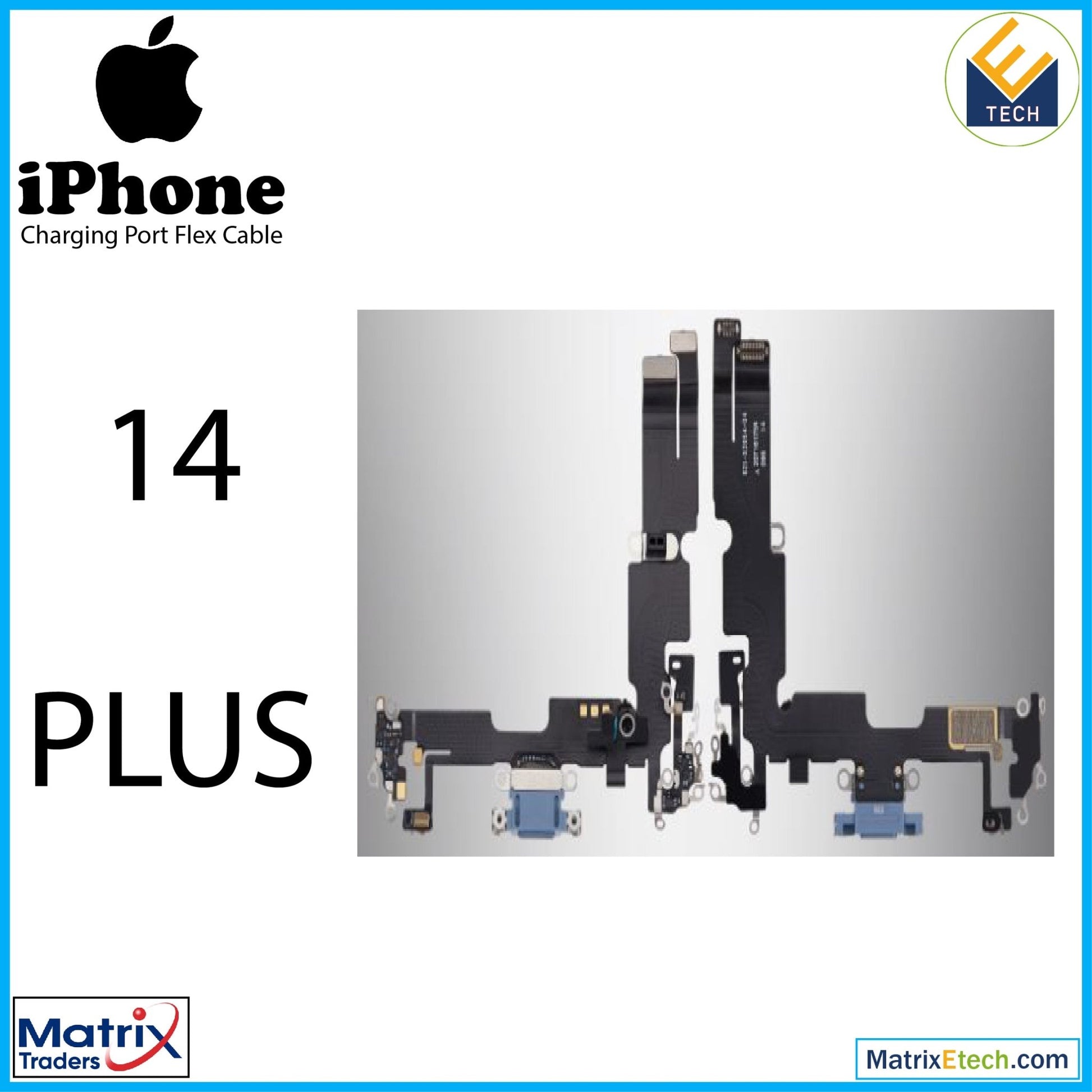 iPhone 14 Plus Charging Port Flex Cable (Pull) - Matrix Traders