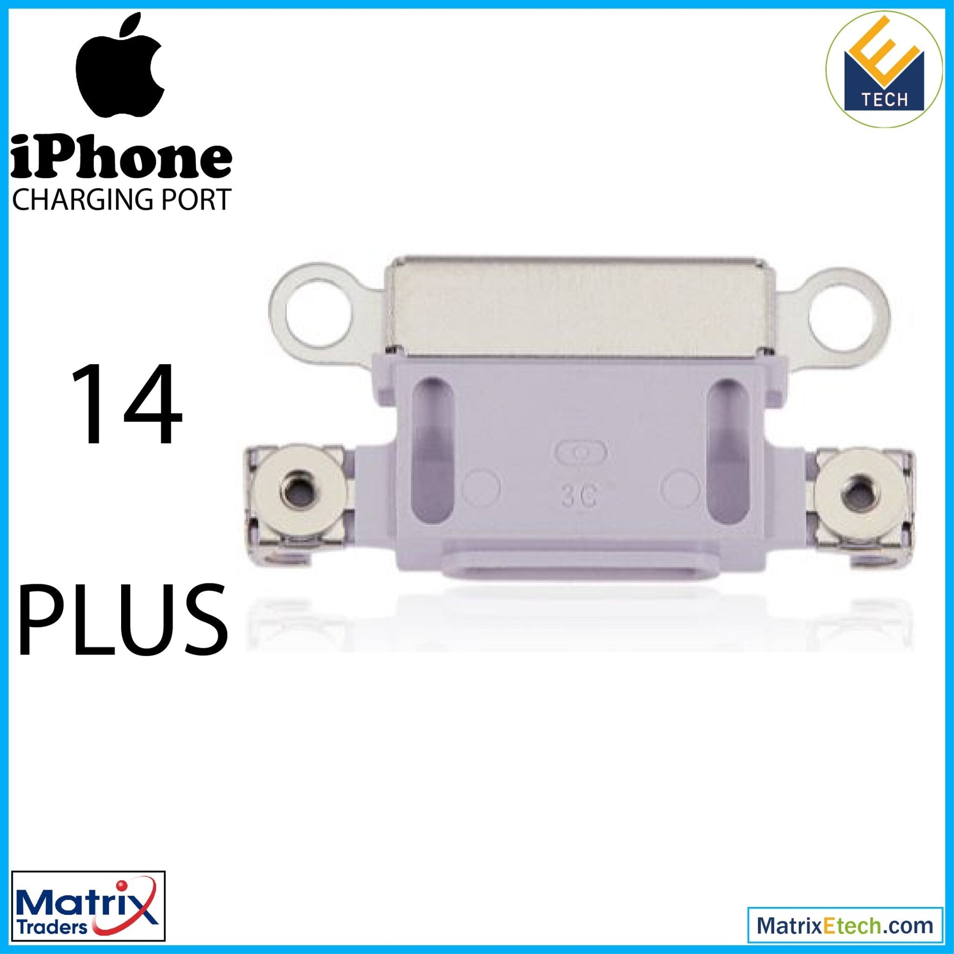 iPhone 14 Plus Charging Port Only (10 Pack) - Matrix Traders