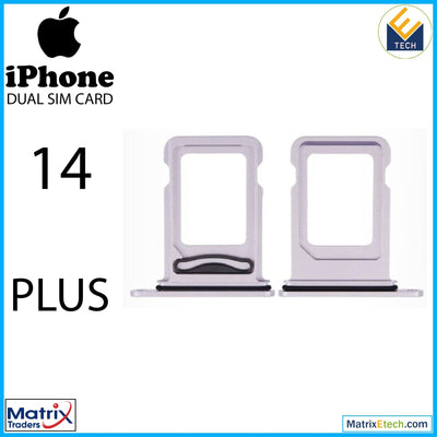 iPhone 14 Plus Dual Sim Card Tray (Normal) - Matrix Traders