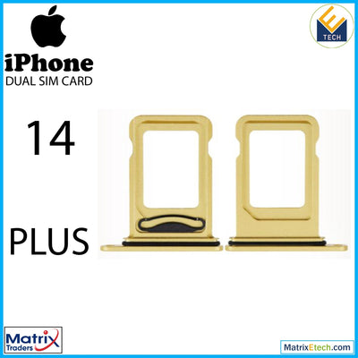 iPhone 14 Plus Dual Sim Card Tray (Normal) - Matrix Traders