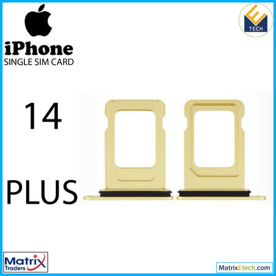 iPhone 14 Plus Single Sim Card Tray (Normal) - Matrix Traders