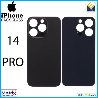 iPhone 14 Pro Back Glass With 3M Adhesive (Normal) - Matrix Traders