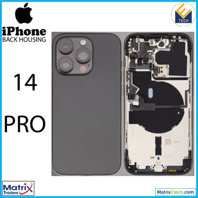 iPhone 14 Pro Back Housing W Small Pre - Installed (U.S Version) - Matrix Traders