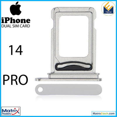 iPhone 14 Pro Dual Sim Card Tray (Normal) - Matrix Traders