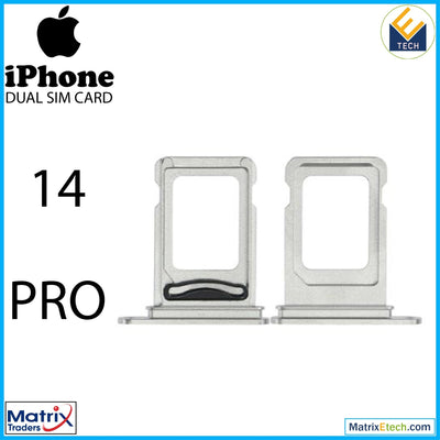 iPhone 14 Pro Dual Sim Card Tray (Normal) - Matrix Traders