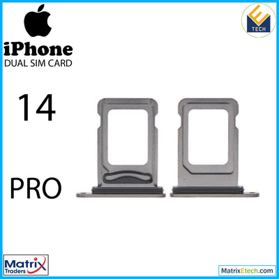 iPhone 14 Pro Dual Sim Card Tray (Normal) - Matrix Traders