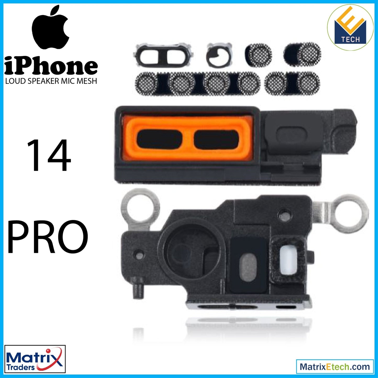 iPhone 14 Pro Loudspeaker Mic Mesh (10 Pack) - Matrix Traders