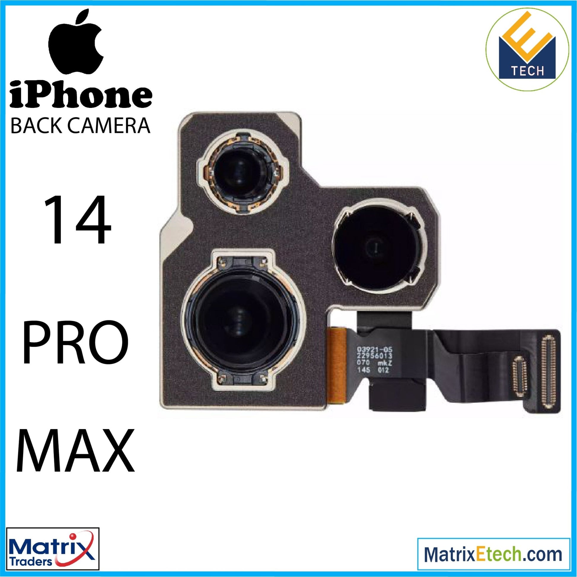 iPhone 14 Pro Max Back Camera (Aftermarket Plus) - Matrix Traders