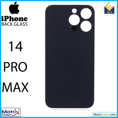 iPhone 14 Pro Max Back Glass With 3M Adhesive (Normal) - Matrix Traders