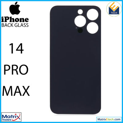 iPhone 14 Pro Max Back Glass With 3M Adhesive (Normal) - Matrix Traders