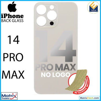 iPhone 14 Pro Max Back Glass With 3M Adhesive (Normal) - Matrix Traders