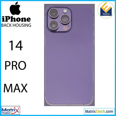 iPhone 14 Pro Max Back Housing W Small Pre - Installed (U.S Version) - Matrix Traders