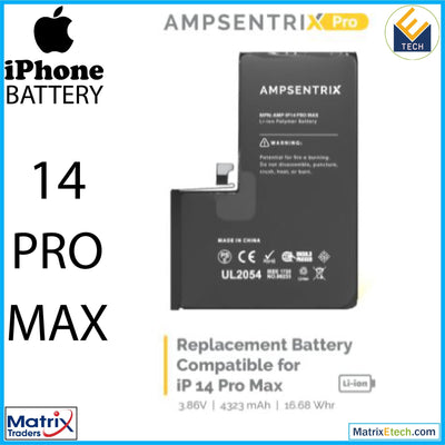 iPhone 14 Pro Max Replacement Battery - Matrix Traders