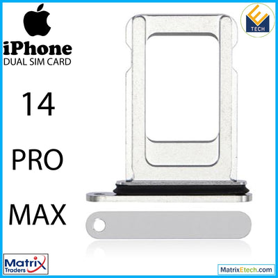 iPhone 14 Pro Max Single Sim Card Tray (Normal) - Matrix Traders